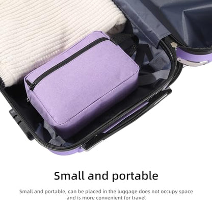 Icramsy Travel Toiletry bag Toiletry bag for women men Hanging Cosmetic bag Travel accessories for Women Men (Purple) - color: Purple