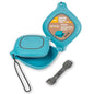 UCO 4-Piece Camping Mess Kit with Bowl, Plate and 3-in-1 Spork Utensil Set - color: Blue