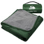 Large Outdoor Waterproof Blanket Extra Thick Fleece Stadium Blanket for Camping, Car, Pet, Picnics - Windproof, Wearable, Machine Washable 80" x 58" (Green) - color: Green