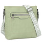 TANTOMI Crossbody Bags for Women Casual Crossbody Purses for Women Travel Shoulder Bag Handbags with Adjustable Strap - color: Light Green
