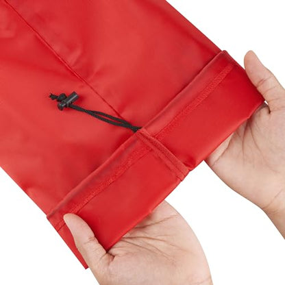 PALTERWEAR Drawstring Bag with Toggle - Nylon Cinch and Ditty Pouch Six-Pack (Red, 9 x 12 Inch, Set of 6) - color: Red, size: 9 x 12 Inch
