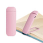 HEMONNKAM Book Reading Light, Rechargeable Clip on Booklight, Eye Caring 3 Color Temperatures & 5 Brightness Levels, Night Use for Bed, Long Lasting, Reading at Night in Bed, Pink - color: Pink