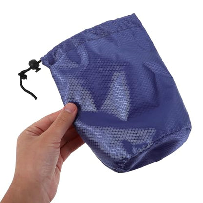 2pcs Compression Storage Bags: Oxford Cloth Drawstring Stuff for Down Jackets & Clothes - Space-saving Organizer for Travel, Camping, Home Use