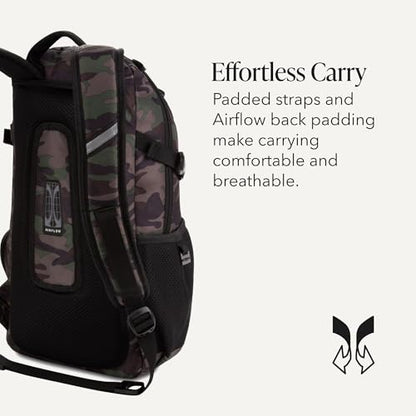 SWISSGEAR City Pack Backpack, Slim Profile, Camo/Green,15.9L, 18-Inch - color: Camo/Green