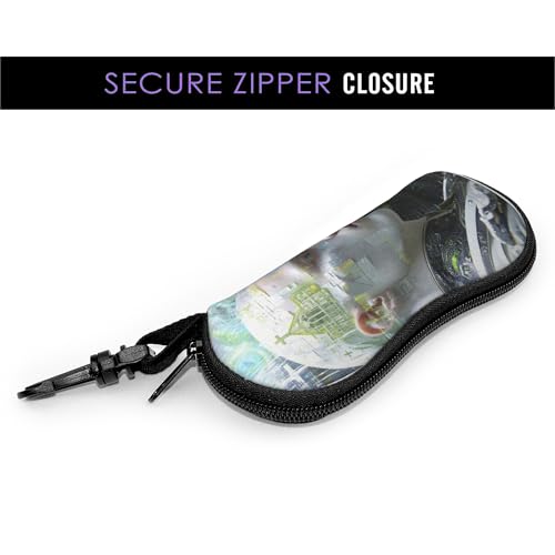 Portable Leather Glasses Case Anti-pressure Glasses Bag Coin Purse Storage Bag Suitable for Men and Women - color: D