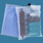 100pcs 3 mil Thick 12x16 inch Plastic Bags for Small Business, Poly Frosted Zipper Bags for Clothes, Jeans, Jacket, T Shirt Swimsuit for Shipping, Mailing, with Vent Holes - size: 12x16"