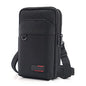 Travel Cell Phone Pouch Belt Pouch, Phone Holster Crossbody Bag with Shoulder Strap for iPhone Case Holder for Hand with Neck Lanyard Smartphone Walking Passport Wallet | with Shoulder Strap - color: Double Black
