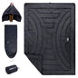 iClimb 3M Thinsulate Insulation Warm Camping Blanket Ultralight Compact - color: Black, size: 72.8” × 55”, 1.52 lb