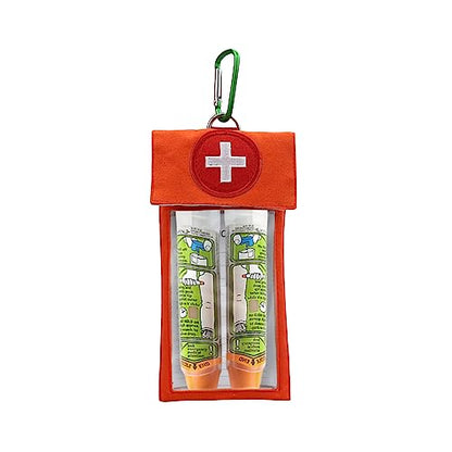 pinklilycare EpiPen Carrier with Clip EpiPen Medical Carrying Case Pouch Holds 2 EpiPens Allergy Medicine Essentials