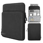 MoKo 8-9 Inch Tablet Sleeve Bag Carrying Case with Storage Pockets Fits New iPad mini (A17 Pro) 8.3" 2024, iPad mini 6/5/4/3/2/1th 8.3"/7.9" 2021-2012, Galaxy Tab A7 Lite 8.7" 2021, Black & Gray - color: Black & Gray, size: 8-9 inch