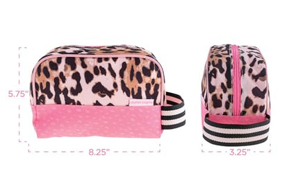 Stephen Joseph, Kids Toiletry Bag, Boys and Girls Toiletry Kit, Travel Bag - color: Leopard