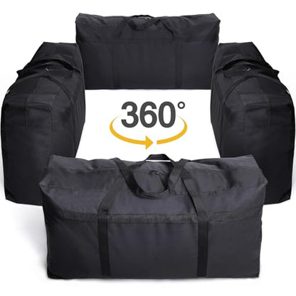 REDCAMP Foldable Travel Bag, Large Sports Bag, 75L/96L/100L, Lightweight Waterproof Tote Bag - color: Black 230L