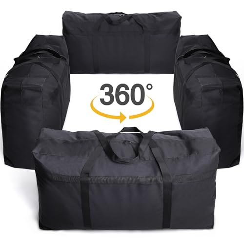 REDCAMP Foldable Travel Bag, Large Sports Bag, 75L/96L/100L, Lightweight Waterproof Tote Bag - color: Black 230L