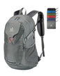 WATERFLY Lightweight Packable Hiking Backpack: 30L Foldable Travel Daypack Ultralight Camping Day Pack for Woman Man Grey - color: Grey