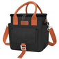 Joymee Insulated Lunch Bag for Women Waterproof Cooler Lunch Tote bag-Black | Large Spacious, Cooler Lunch Bag, Adjustable Shoulder Strap, With Side Pocket, Bottle Holder, for Office Work Picnic Travel - color: Black