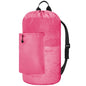 Laundry Bag Backpack Large Travel Laundry Bags with Shoulder Straps Durable Polyster Clothes Bag for College - color: Pink, size: Large