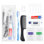 25 Sets Personal Hygiene Kit Basic Toiletry Kits Homeless Supplies Bulk for Travel,Charity,Business Include 25 Toothbrush,25 Toothpaste,25 Comb,25 Bath Soap, 25 Shampoo,25 Body Wash, 125 Floss Picks - size: Pack of 25