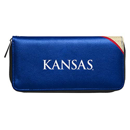 Littlearth NCAA Curve Zip Organizer - Officially Licensed Teams - color: Kansas Jayhawks
