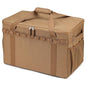 Tactical Camping Storage Bag - 46L Utility Tote Bag Trunk Organizer (Coyote Brown) - color: Coyote Brown