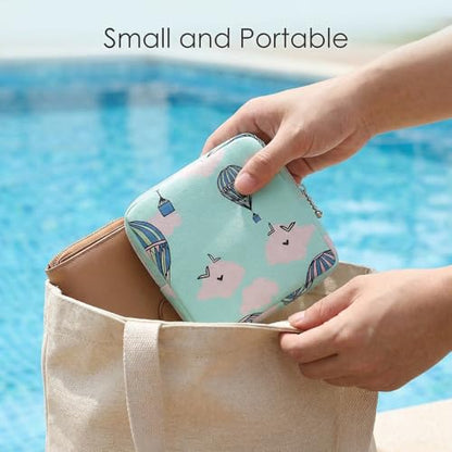 3Pcs Period Bag, Small Menstrual Sanitary Napkin Storage Bag Period Pouch Waterproof, Tampon Organizer Pouch Tampon Pad Holder for Purse, Pad Bags Feminine Care First Periods - color: 2