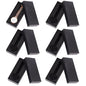 PH PandaHall 6pcs 1-Slot Watch Box, Black Cardboard Watch Storage Box 2.5 x 5.7 Inch Watch Display Holder Watch Travel Case with Sponge for Wristwatches Bracelet Jewelry Packing Organizer