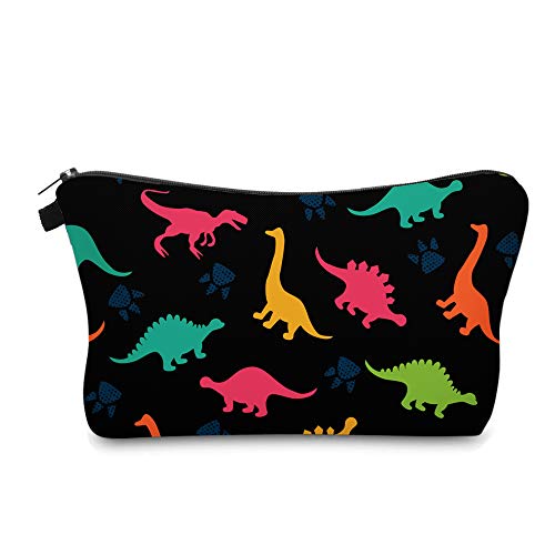 Cute Travel Makeup Bag Cosmetic Bag Small Pouch Gift for Women (Dinosaur) - color: Dinosaur