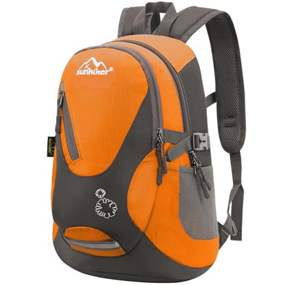 sunhiker Small Hiking Backpack Women Men 20L Lightweight Travel Backpack Daypack Casual Backpack For Cycling Outdoor Camping - color: Orange
