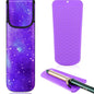 Shappy 2 Pcs Heat Resistant Hair Tools Bag Curling Iron Travel Case Cover Neoprene Flat Iron Holder Travel Case and Silicone Mat Pouch for Hot Hair Tools Storage Organizer(Starry Sky) - style: Starry Sky