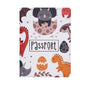 Passport Cover for Kids, Women and Men,Travel Documents Organizer Protecto,Travel Passport Holder,Passport Holder Cover Travel Wallet (dinosaur) - size: dinosaur