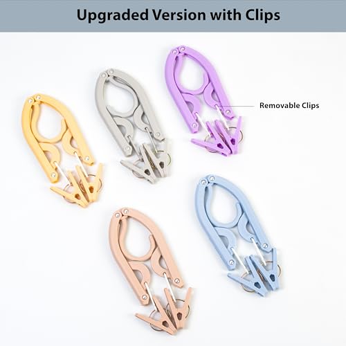 Travel Hangers, Cruise Ship Essentials Travel Essentials, Portable Cruises Must Haves 2026, Folding Hangers for Suitcase, RV Camping Airplane Europe Vacation Essential (30, Mixed) - color: Mixed