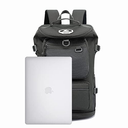 Kalesi Gym Duffle Bag Backpack 4-Way Waterproof with Shoes Compartment for travel Sport Hiking laptop (gray) - color: Gray