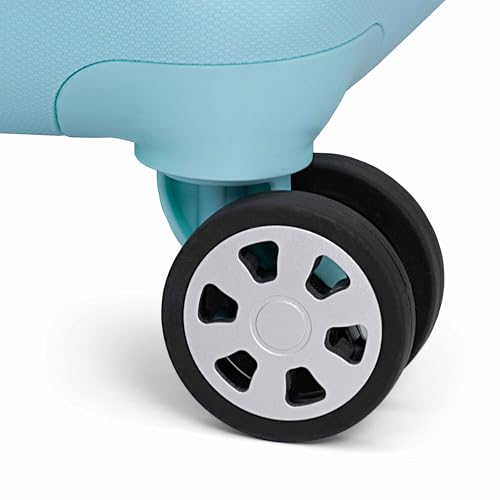 Traveler's Choice Pagosa Hardshell Expandable Luggage with Spinner Wheels, Baby Blue, 2-Piece Set (22/27) - color: Baby Blue, size: 2-Piece Set (22/27)