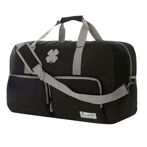 Lucky Travel Duffel Bags 65L, Gym Bag, Travel Bag & Large Duffle Bag for Men, Foldable Overnight Weekender Bags for Women & Men with Adjustable Shoulder Strap, Black - color: Black, size: 65L
