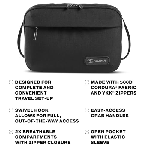 Pelican ModPak Toiletry Bag (Charcoal) - color: Charcoal, style: Toiletry Bag