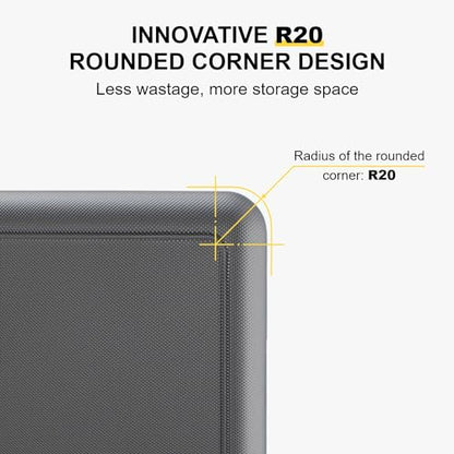 LEVEL8 Checked Luggage, Large Suitcase, Lightweight Luminous Textured Tsa Approved Medium Hardside Luggages with 8 Spinner Wheels, 24 Inch, Dark Grey - color: Grey, size: Checked-Medium 24 Inch