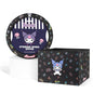 Sanrio Kuromi Car Trunk Organizer & Steering Wheel Cover Set – Cute, Non-Slip, Soft Grip Car Accessories for Women – Collapsible Storage Bin for Groceries, Tools & Travel – 12.5"L x 12.5"W x 9"H - style: Set Kuromi