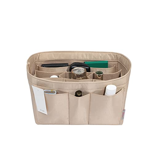 ZTUJO Purse Organizer Insert, Felt Bag Organizer For Handbag, 13 Colors, 6 Sizes (Small, Silky Beige) - color: Silky Beige, size: Small