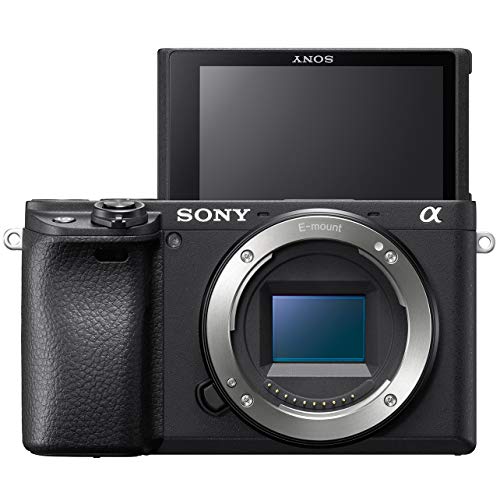 Sony a6400 4K Mirrorless Camera ILCE-6400/B Body Only | Official Sony USA Partner Model | Bundle with Travel Case Gadget Bag and Deco Gear Deluxe Accessories Kit Extra Battery Remote & Flash Bundle - style: Camera Only + Pro Kit
