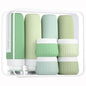 Mrsdry Travel Bottles 8 Pack, TSA Approved 3 oz Travel Containers with Clear Bag, Leak Proof Silicone Squeezable Essentials Jars - color: Water Green, size: Bottle 3oz Jars 1oz