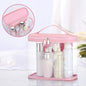 Heavy Duty Leak Proof Clear Travel Bags for Toiletries, Transparent Makeup Cosmetic Bag with Zipper and Handle (Large, 1PCS Pink) - color: 1PCS Pink