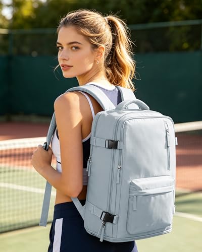 VGCUB Carry on Travel Backpack for Women Men Large Laptop Gym Work Frontier Airlines Personal Item Bag Business Airport Lightweight Backpack Flight Approved Mochilas de Viaje,Blue - color: Blue, style: Large