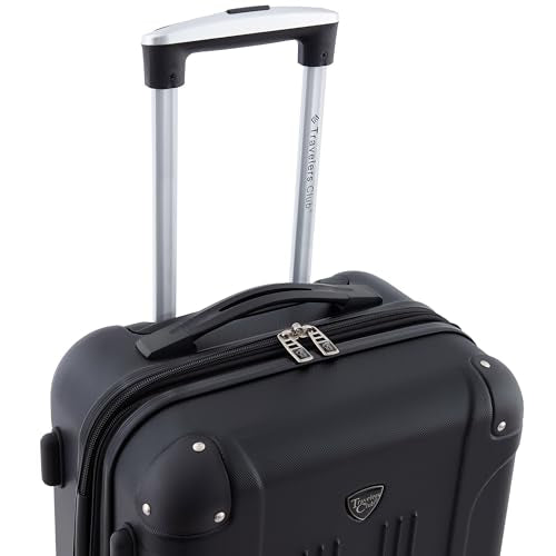 Travelers Club Chicago Hardside Expandable Spinner Luggage, Black, 22" Carry-On - color: Black, size: 22" Carry-On