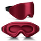 FlyCoco 99% Fully Block Out Light Eye Sleep Mask, 3D Deep Contoured Eyes Cover Zero Pressure, Long Lash Extension Eyes Mask with Adjustable Straps for Sleeping Travel Home Nap Rest Women Men (Red) - color: Red