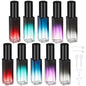 Segbeauty 0.34oz Perfume Travel Bottles Refillable, 10pcs 10ml Glass Empty Perfume Atomizer Sprayer, Mini Portable Travel Cologne Spray Bottle, Cologne Atomizer Set with Refill Pump Tools - color: Green Blue Red Purple Black, style: Mini Bottle Set