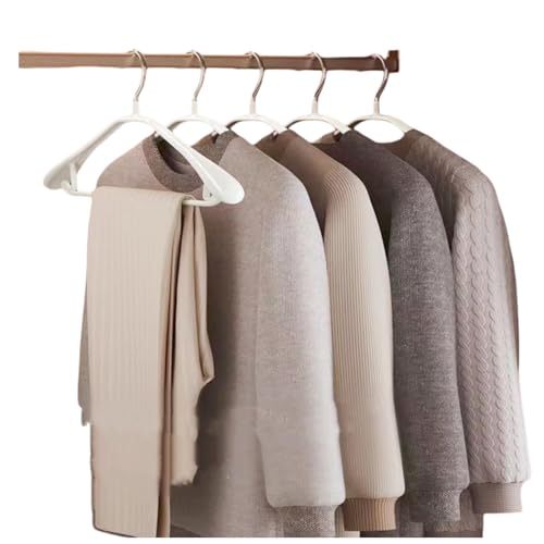 5 Pack Wide Shoulder Hangers 17” Metal Suit Hangers Smooth Soft Gloss Grippy Flexible Thick Rubber Blazer Non Slip Jacket Clothes Hangers White - color: White