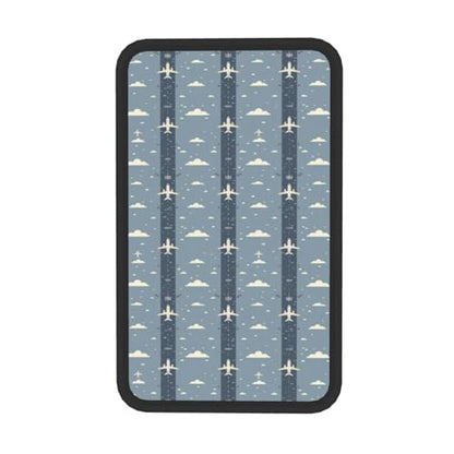 Airplanes and Runways 1 Print Car Center Console Cover Universal Neoprene Car Armrest Storage Box Decoration Protector Pad for Car Truck SUV, Interior Accessories