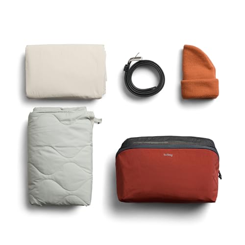 Bellroy Packing Cube 6L (Organizer Packing Pouch with Internal Zip Pocket and Durable, Lightweight Design) - Clay - color: Clay