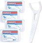 FAMILIFE Dental Floss Unwaxed Dental Floss Picks Unflavored Fluoride Free Back Teeth Toothpicks Flossing Flossers Threaders Sticks with 4 Travel Handy Cases 120 Count - color: Back Teeth 120 Pcs