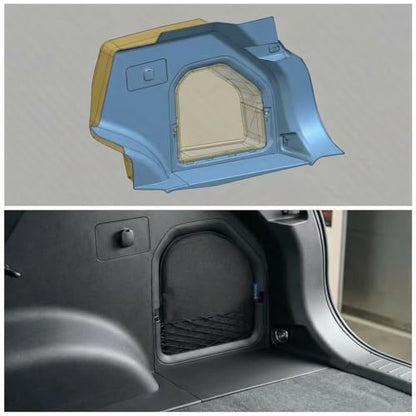 For Toyota Rav4 2026 Trunk Upgrade, Trunk Organizer Pocket Bag, Trunk Cubby Storage bag,Cargo side pocket Black, 1 pc