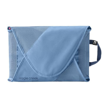 Eagle Creek Pack-It Reveal Garment Folder - Travel Garment Bag with Compression Wings to Maximize Luggage Space - Convenient Top Handle - Quick Drying Material - Blue Dawn - Medium - color: Blue Dawn